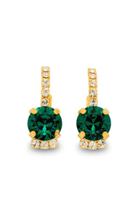 Adelaide Earrings - Emerald Green