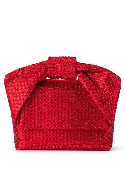 Alinta Hotfix Top Handle Bag - Red