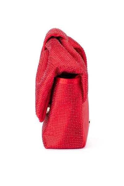 Alinta Hotfix Top Handle Bag - Red