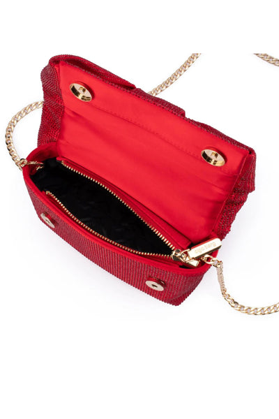 Alinta Hotfix Top Handle Bag - Red