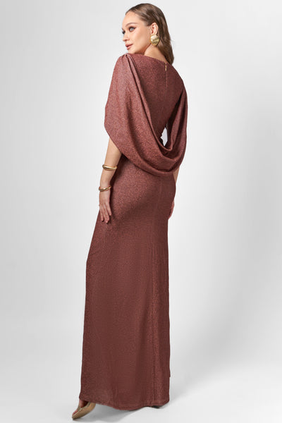 Beck Cape Maxi - Mocha SIZE 16 ONLY