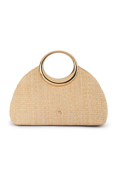 Charlotte Woven Top Handle - Natural