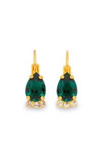 Clementine Earrings - Emerald