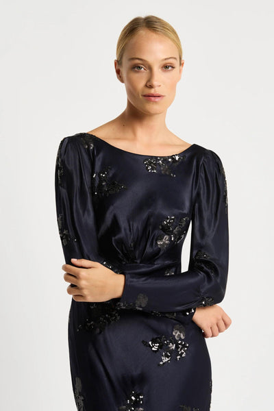 Corinthia Gown - Navy