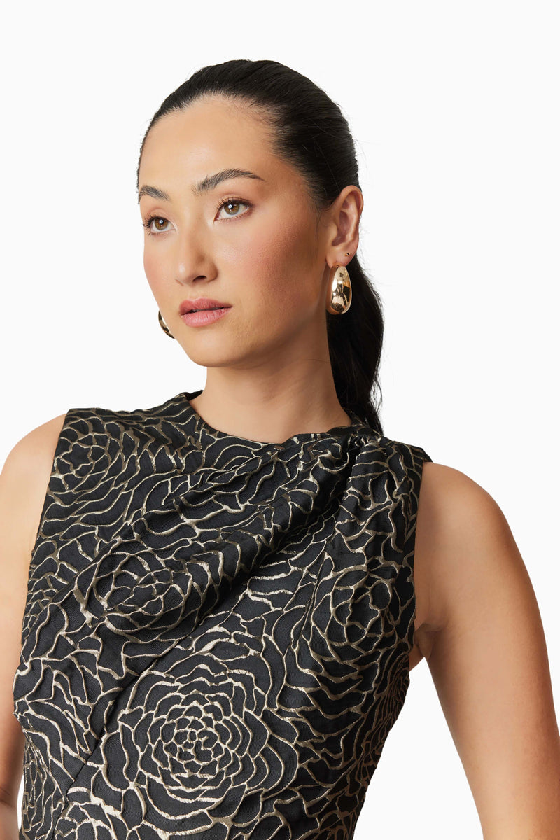 Elliatt Alina Midi Dress in Black main image 1