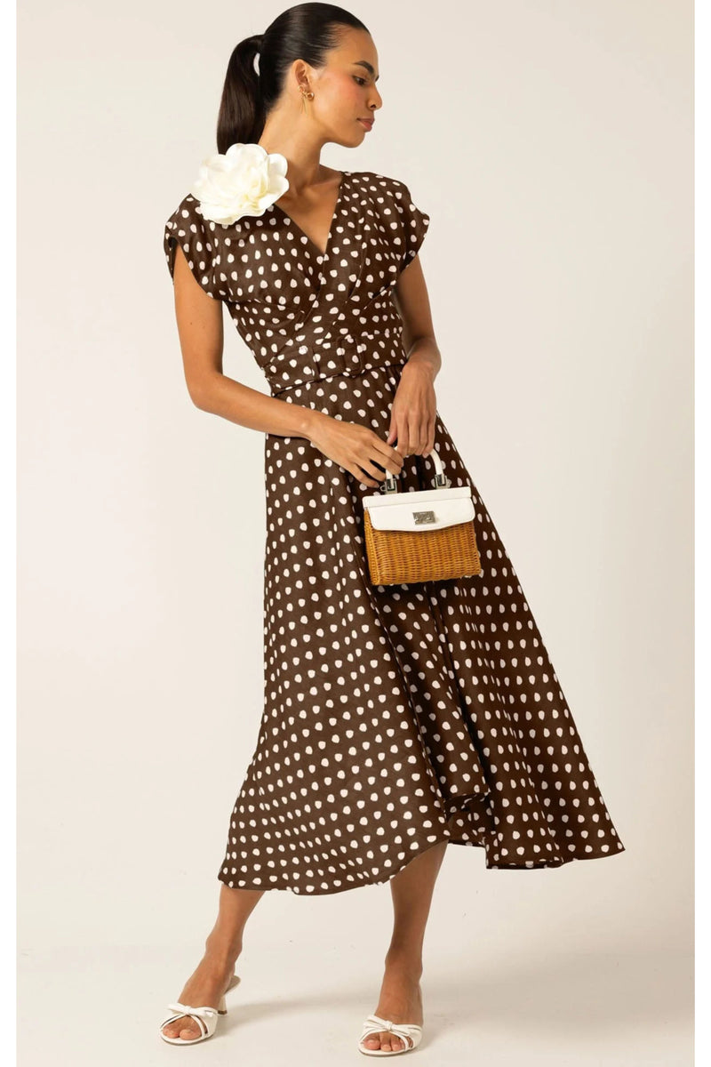 SACHA DRAKE STOCKISTS Dottie Wrap Midi Dress