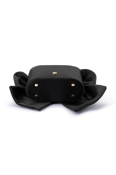 Drew Crystal Bow Bag - Black