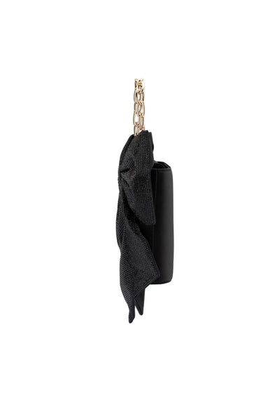 Drew Crystal Bow Bag - Black