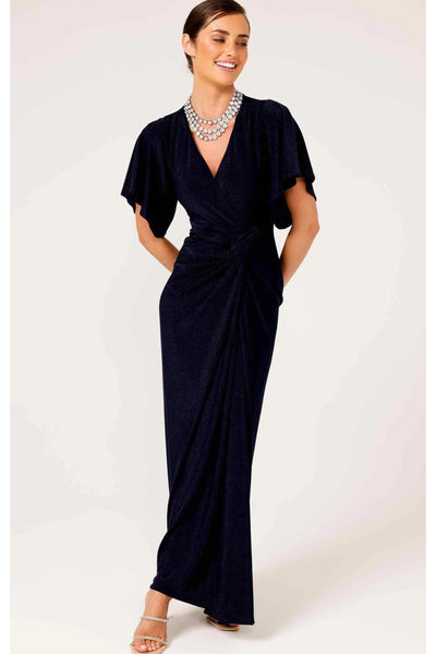 Emporium Maxi Dress - Navy Lurex