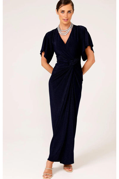 Emporium Maxi Dress - Navy Lurex