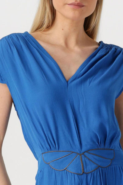 Fayence Midi Dress - Cobalt