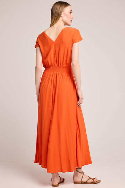 Fayence Midi Dress - Orange