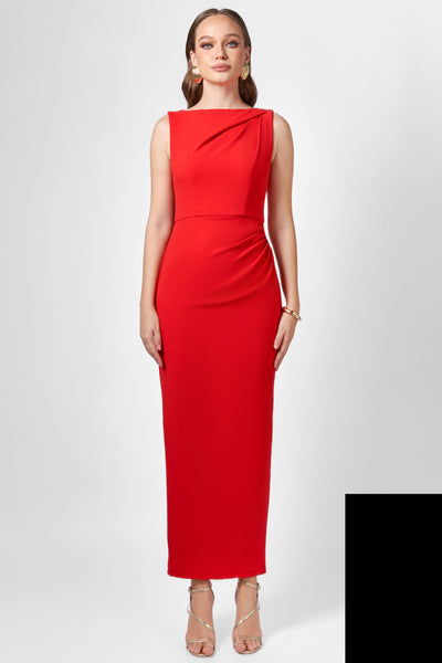 Livia High Neck Midaxi - Black