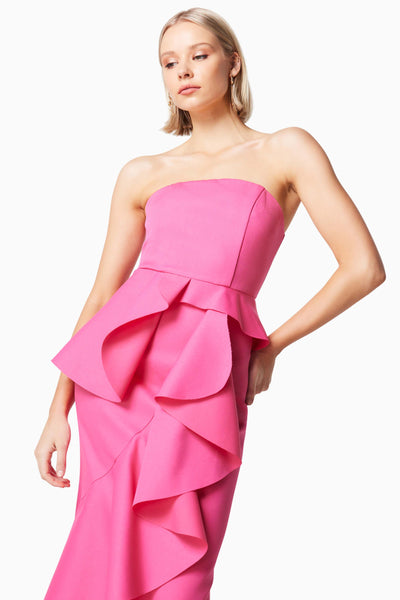 Livorno Gown - Fuchsia Pink