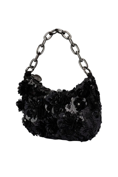 Louie Croissant Bag - Black