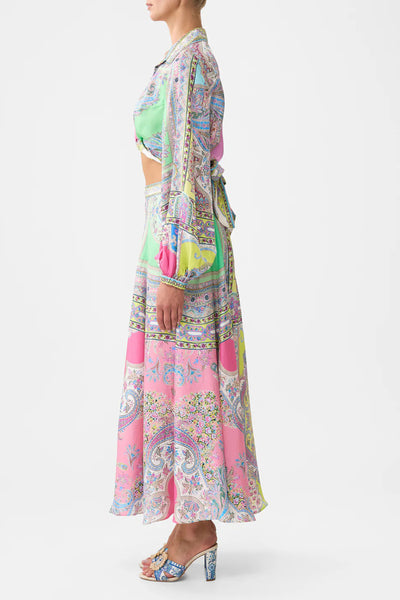 Panelled Flared Long Skirt - Magic Carpet Ride