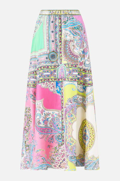 Panelled Flared Long Skirt - Magic Carpet Ride