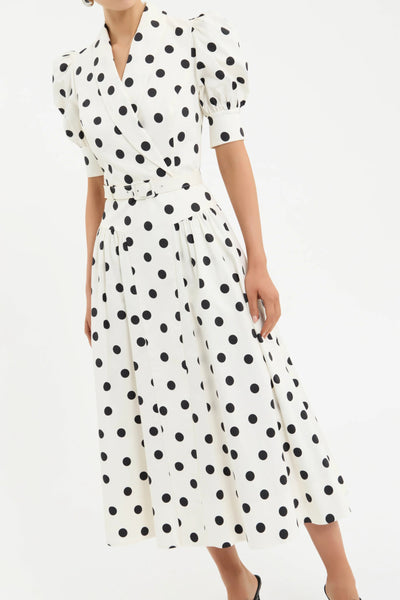 Maisie Midi - Polka Dot Print