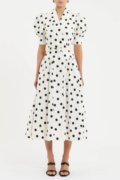 Maisie Midi - Polka Dot Print