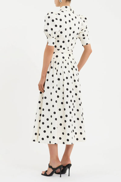 Maisie Midi - Polka Dot Print