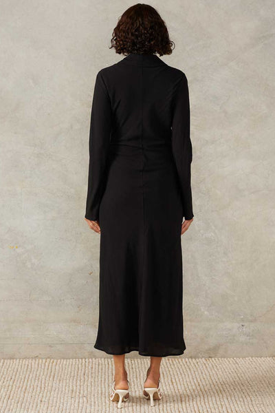 Marseille Midi Dress- Black