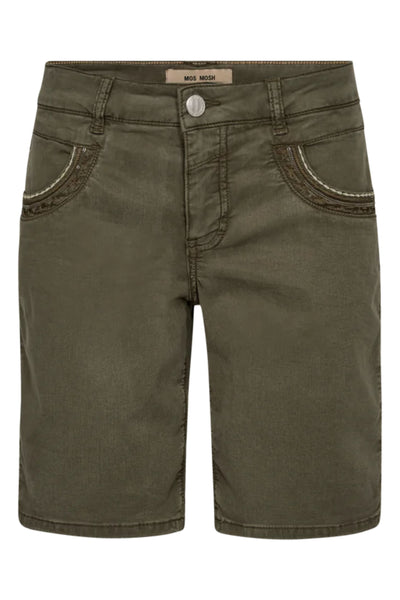 Naomi Treasure Shorts - Dusty Olive