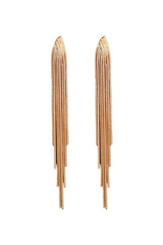 Phillipa Tassel Earrings - Gold