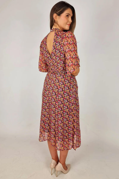 Rebecca Midi Dress - Multi Floral