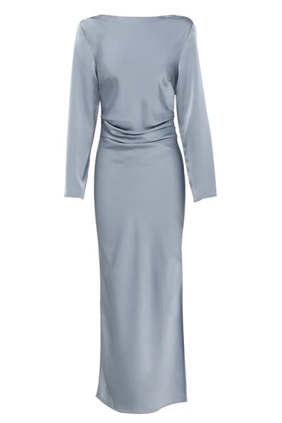 Resurgence Maxi Dress - Steel Blue SIZE 14 ONLY