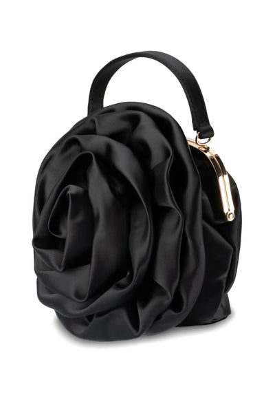 ROSITA Rosette Frame Bag - Black