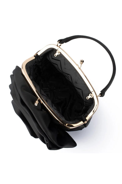 ROSITA Rosette Frame Bag - Black
