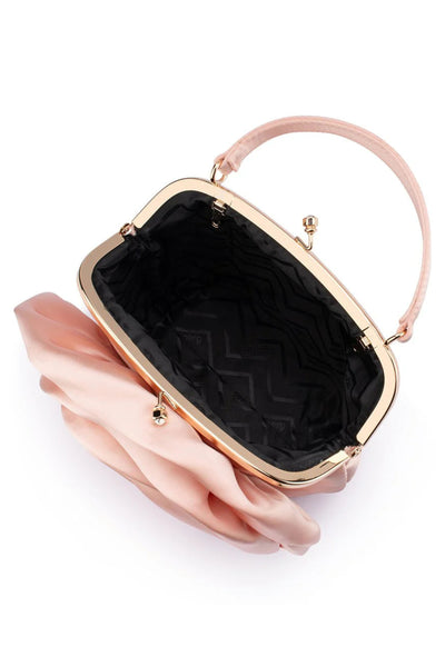ROSITA Rosette Frame Bag - Blush
