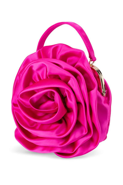 ROSITA Rosette Frame Bag - Fuchsia
