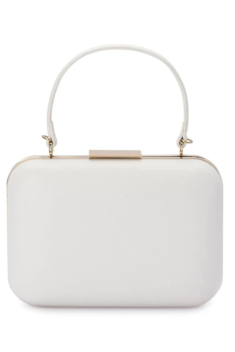 Ruby Top Handle Bag White
