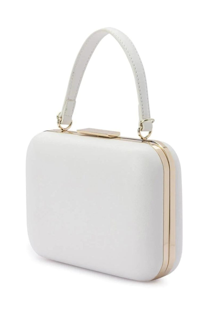 Ruby Top Handle Bag White - Main Image