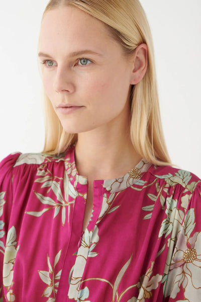 Rudy Silk Midi Dress - Mimosa Fiavola