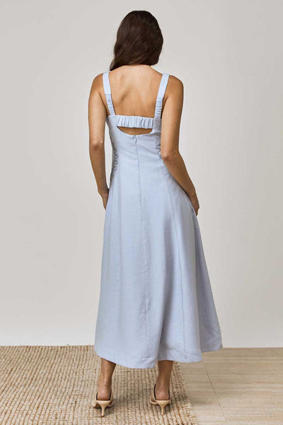 Sentiment Midi Dress - Baby Blue