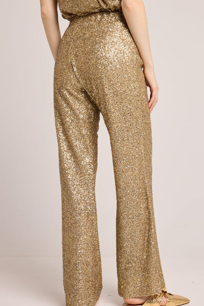 Tchao Sequin Pant - Gold