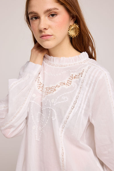 Louizon Tourneuve Blouse - White