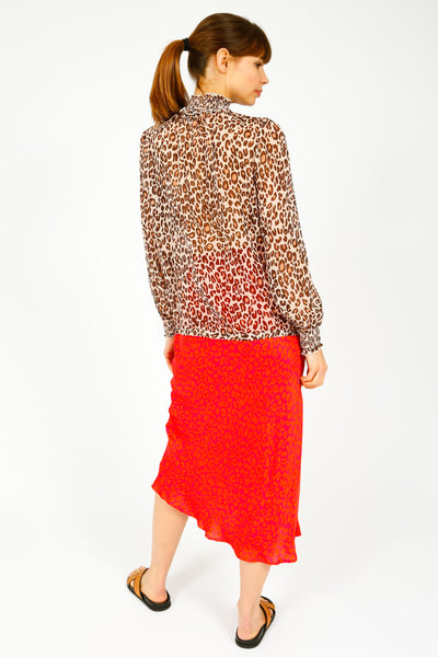 Tracy Top - Brown Leo