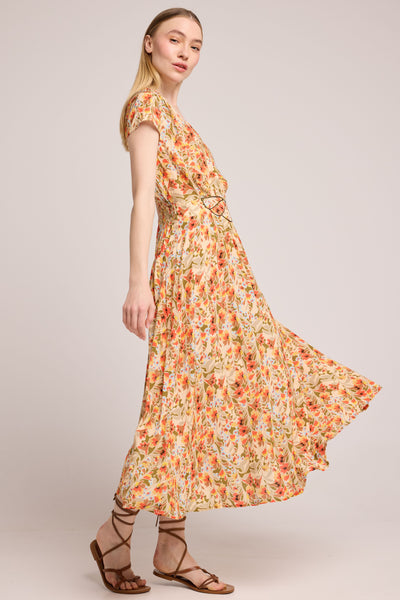 Trala Midi Dress - Narcisse Print
