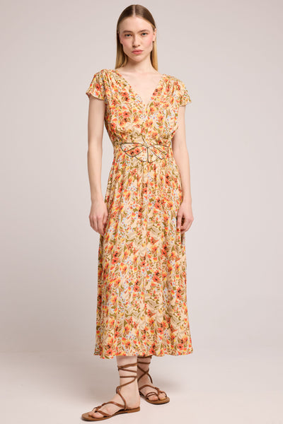 Trala Midi Dress - Narcisse Print