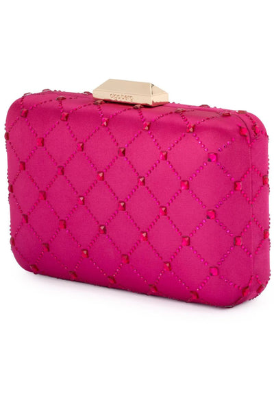 Violet Hotfix Clutch - Fuchsia