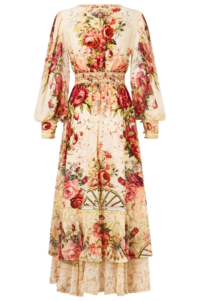 Meet Me at the Majestic Long Button Front Dress