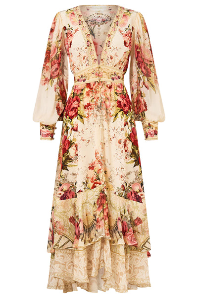 Meet Me at the Majestic Long Button Front Dress