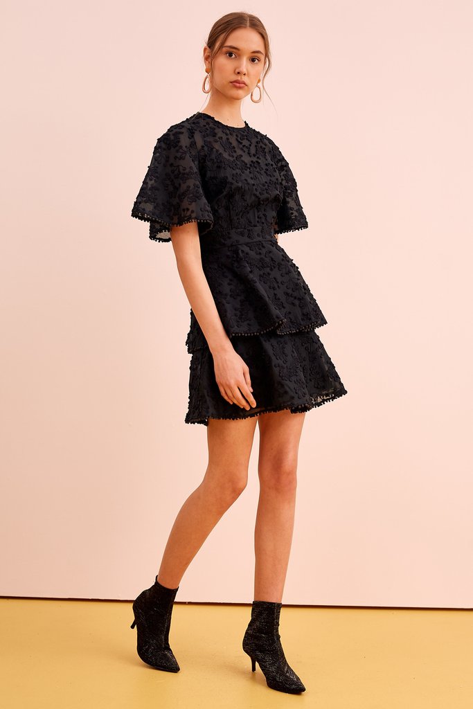 Keepsake wild love ruffle mini dress hot sale