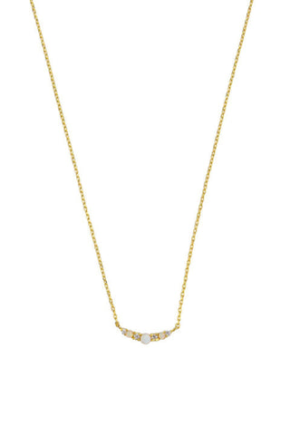 Aisling Opal Necklace - Gold