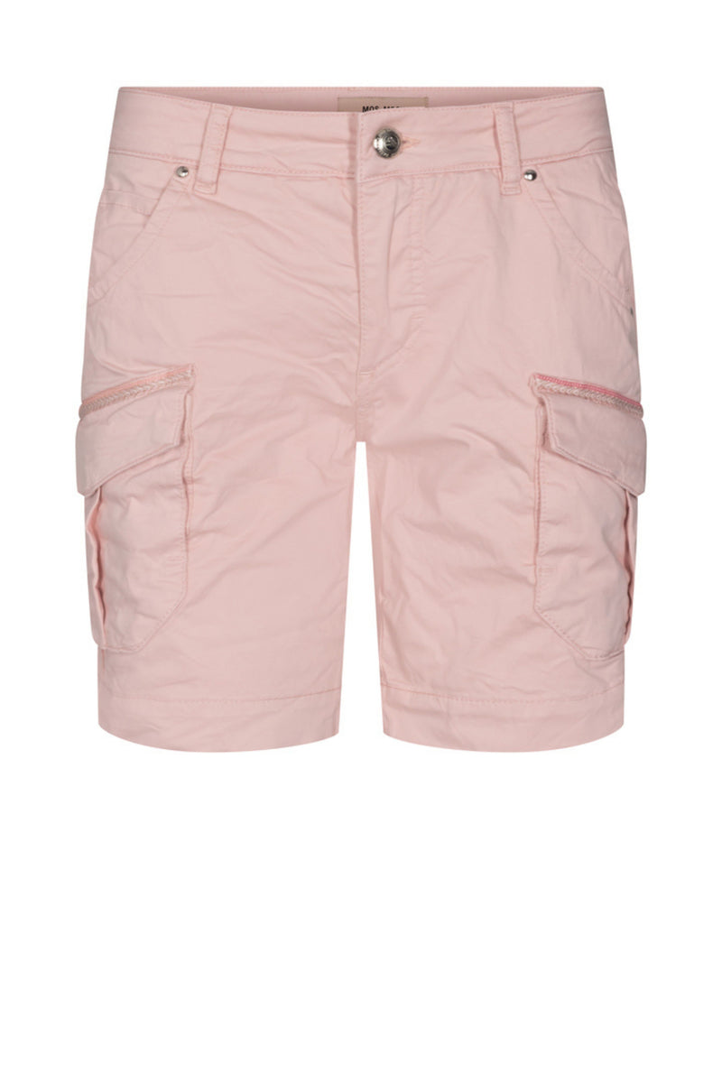 Camille Cargo Shorts Peach Skin