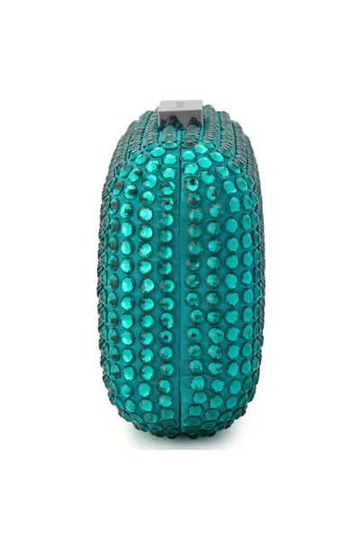 Caydence Hot Fix Clutch - Emerald Green