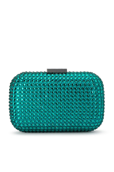 Caydence Hot Fix Clutch - Emerald Green